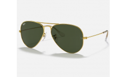 Óculos De Sol Ray Ban RB3026 Dourado Lentes Verde