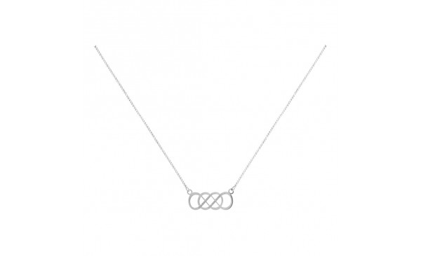 COLAR CONVEX EM AÇO INFINITO DUPLO