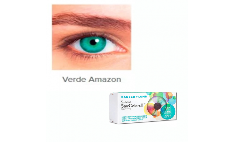 Lente de Contato StarColors ll - Verde Amazon