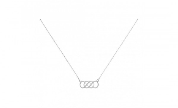 COLAR CONVEX EM AÇO INFINITO DUPLO