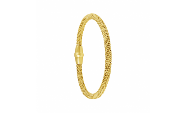 PULSEIRA CONVEX SPING ELOS TORCIDOS 5MM IPG  AÇO